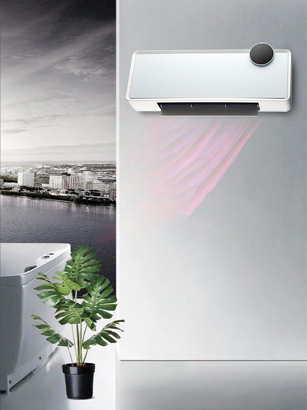 ZPT-2000B 5409L-ERP 1000W/2000W 3-i-1 veggmontert varmevifte